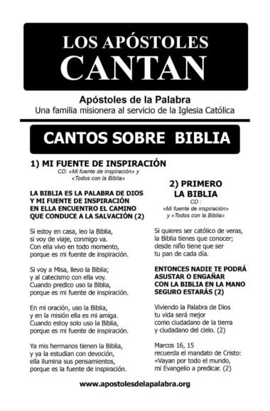 Los Apóstoles Cantan