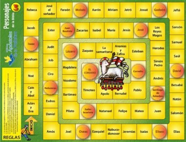 Tabla de Juegos Bíblicos (Acontecimientos & Personajes de la Biblia)